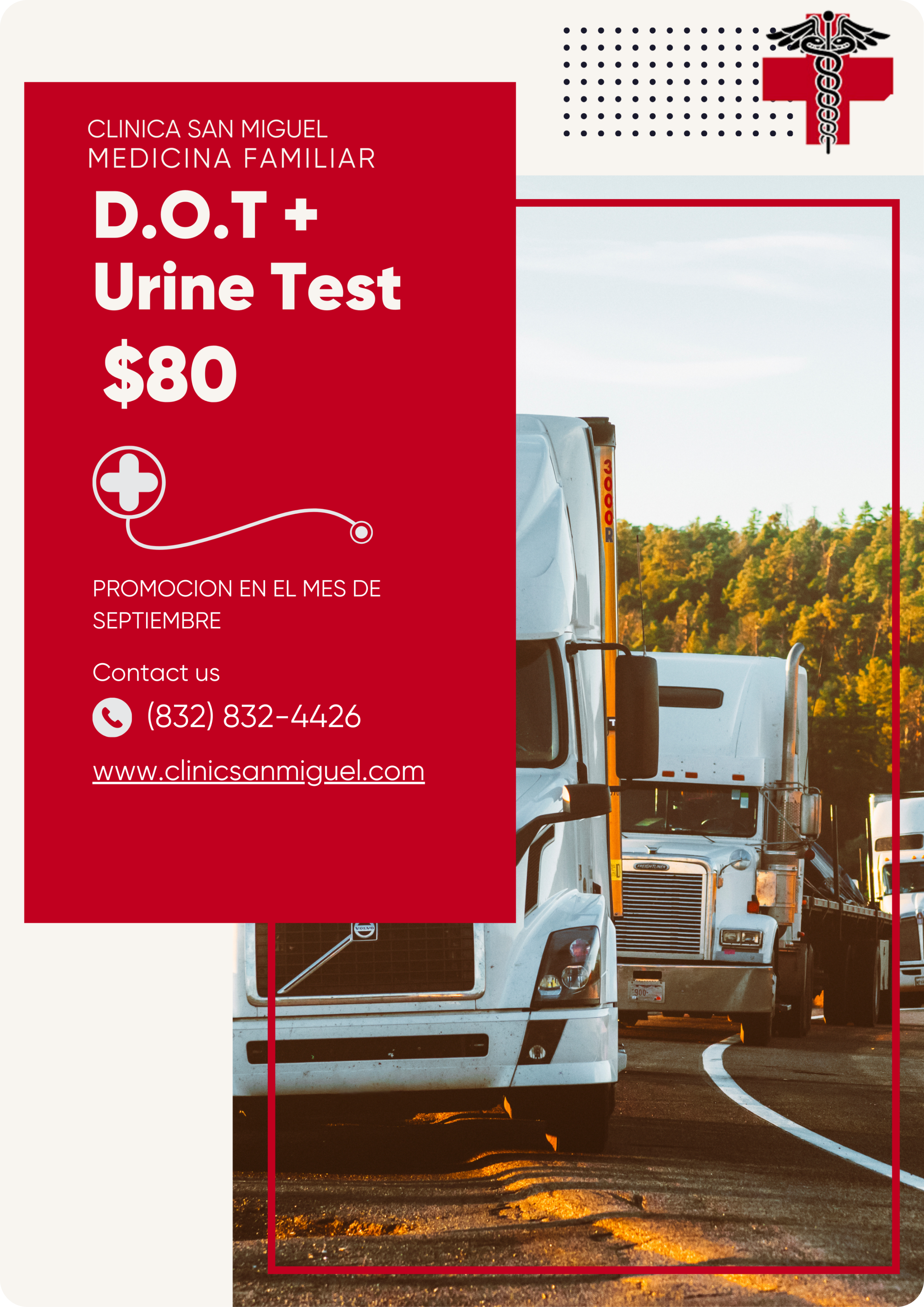 D.O.T + Urine Test
